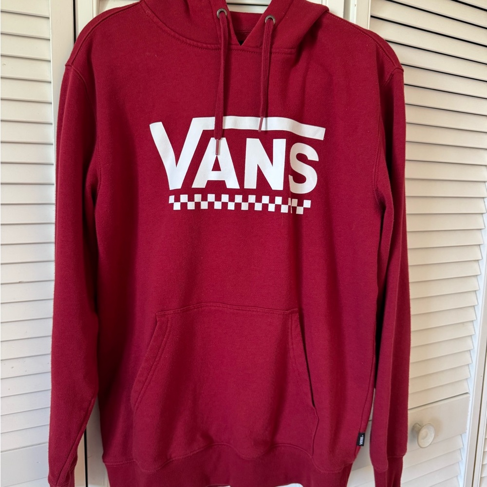 Vans Men's Red Hoodie